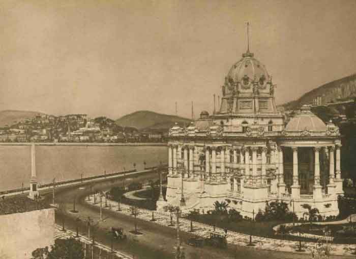 Vista do Palácio Monroe.