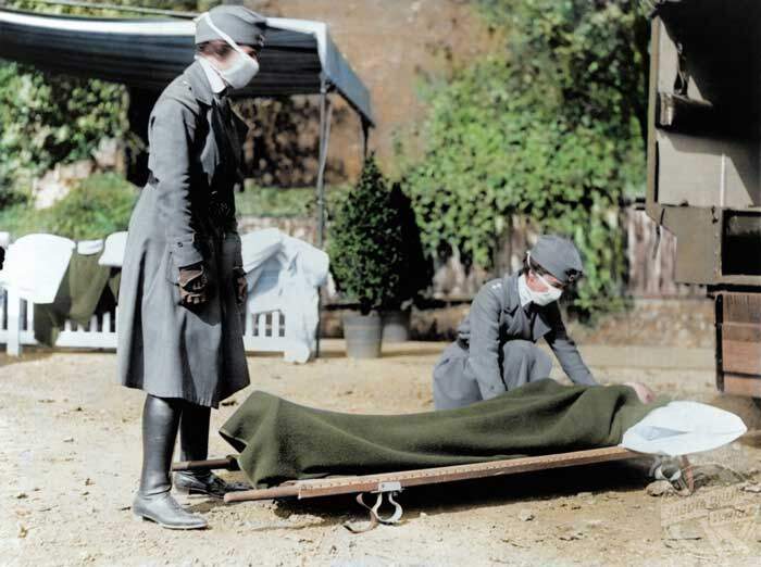 Fotos colorizadas mostram o cotidiano nos Estados Unidos durante “Gripe Espanhola” 3