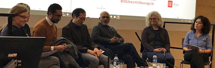 Os participantes do painel em Londres. Foto: Debbie Challis, LSE Library.