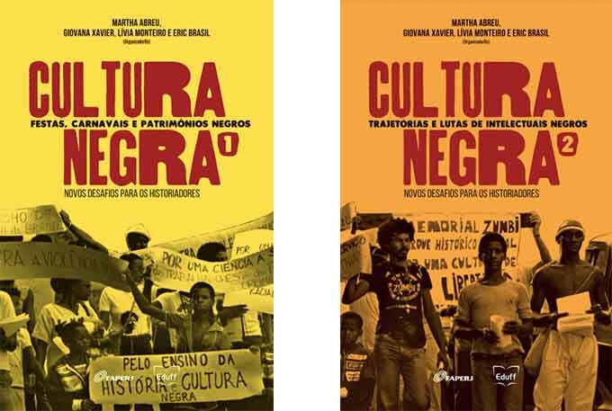 Dois volumes do livro Cultura Negra no Brasil, disponível para download gratuito.