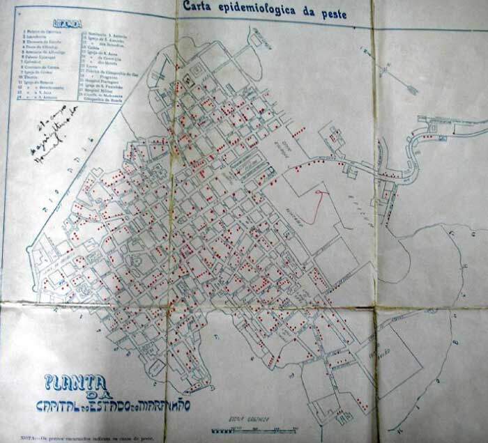 Carta Epidemiológica da Peste