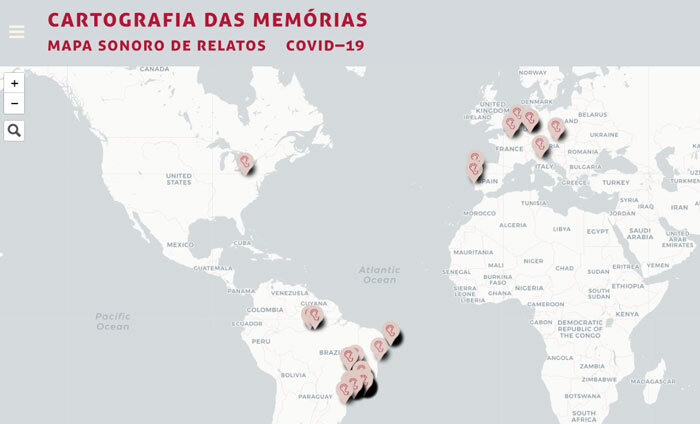 Cartografias da Memória, um mapa sonoro do cotidiano durante a pandemia da COVID-19