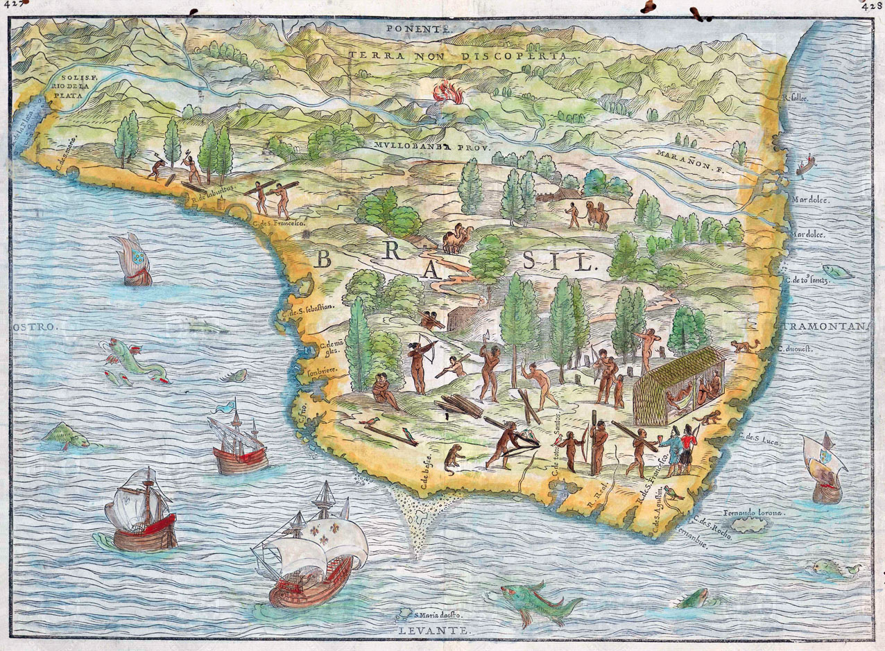 Conheça aquele que é considerado o primeiro mapa do Brasil 1