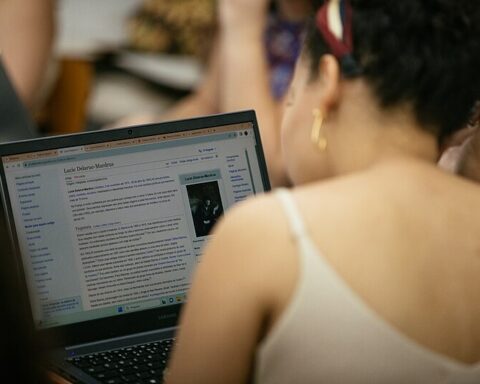 Imagem da Editatona "Mais Diversidade em Teoria da História". Foto: acervo do projeto.